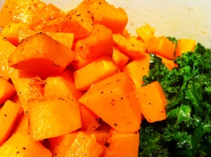 Butternut Squash and Kale