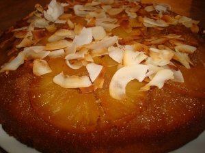 Coconut-Pineapple Upside-Down Cake