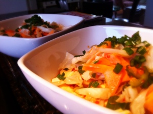 Silken Tofu with Kimchi